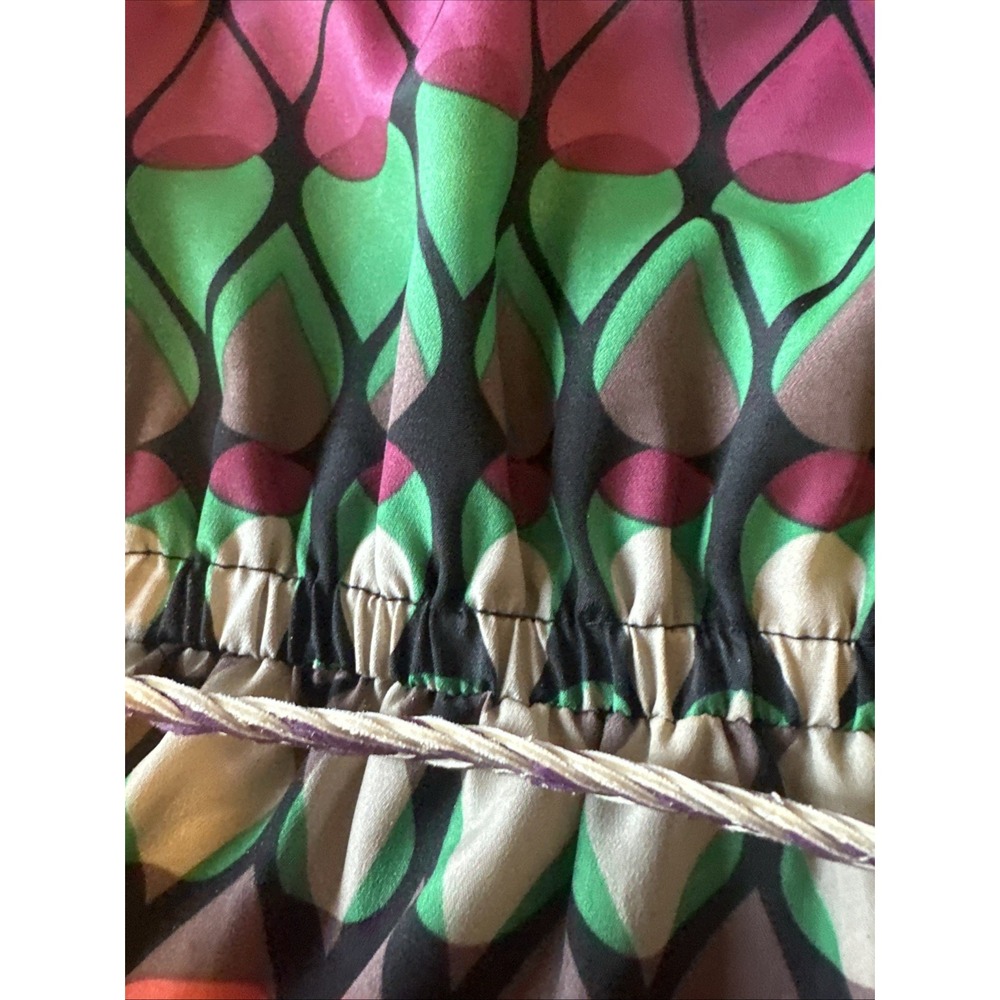 Bepop sundress geometric teardrop‎ belted size small - Picture 11 of 12